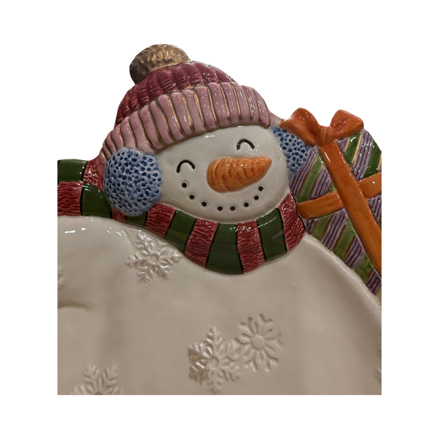 Fitz & Floyd - Christmas - Frosty The Snowman Plate - 10.5"