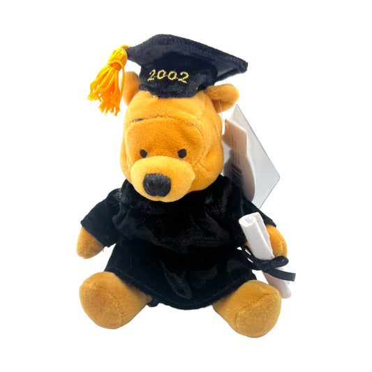 Disneyland Resort - Mini Bean Bag Graduation Pooh - With Tag - 8"