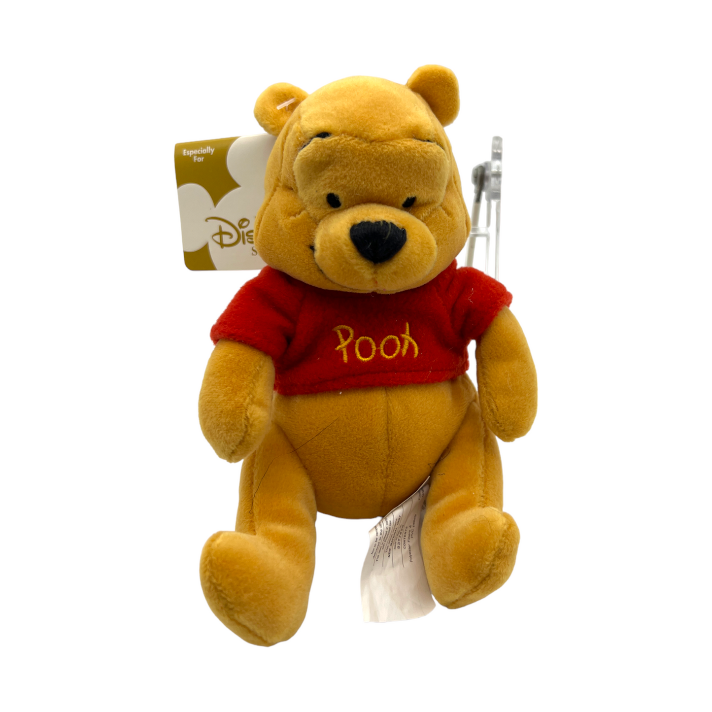 Disney Store - New Pooh Mini Bean Bag - With Tag - 8"