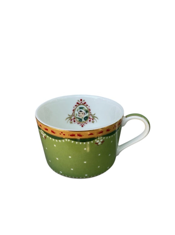 Avon - Honor Society - 2003 Commemorative Mrs. Albee Honor Society Tea Cup & Saucer Set with Stand - NWB - 6"