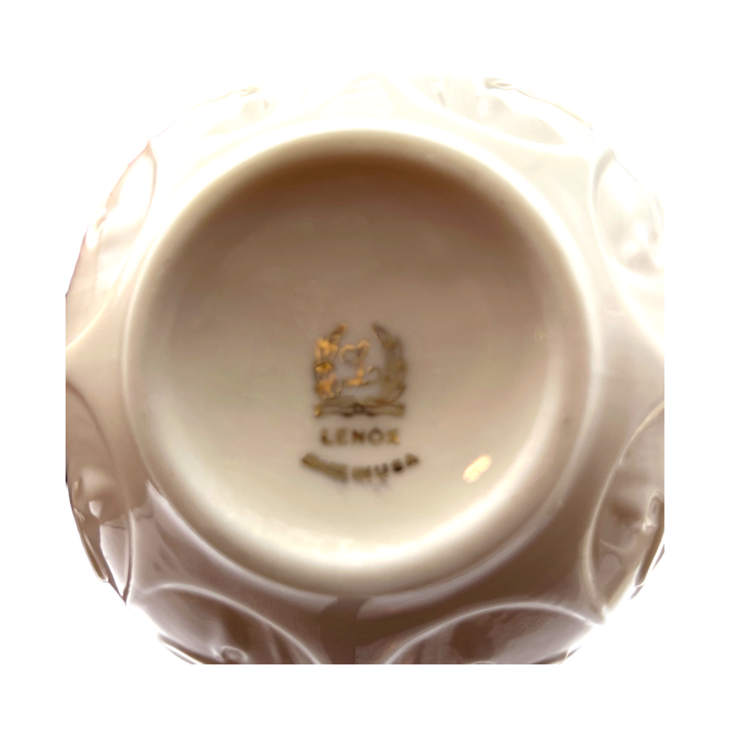 Lenox - Cottage Cream & Sugar - 24k Gold Trim - 3"