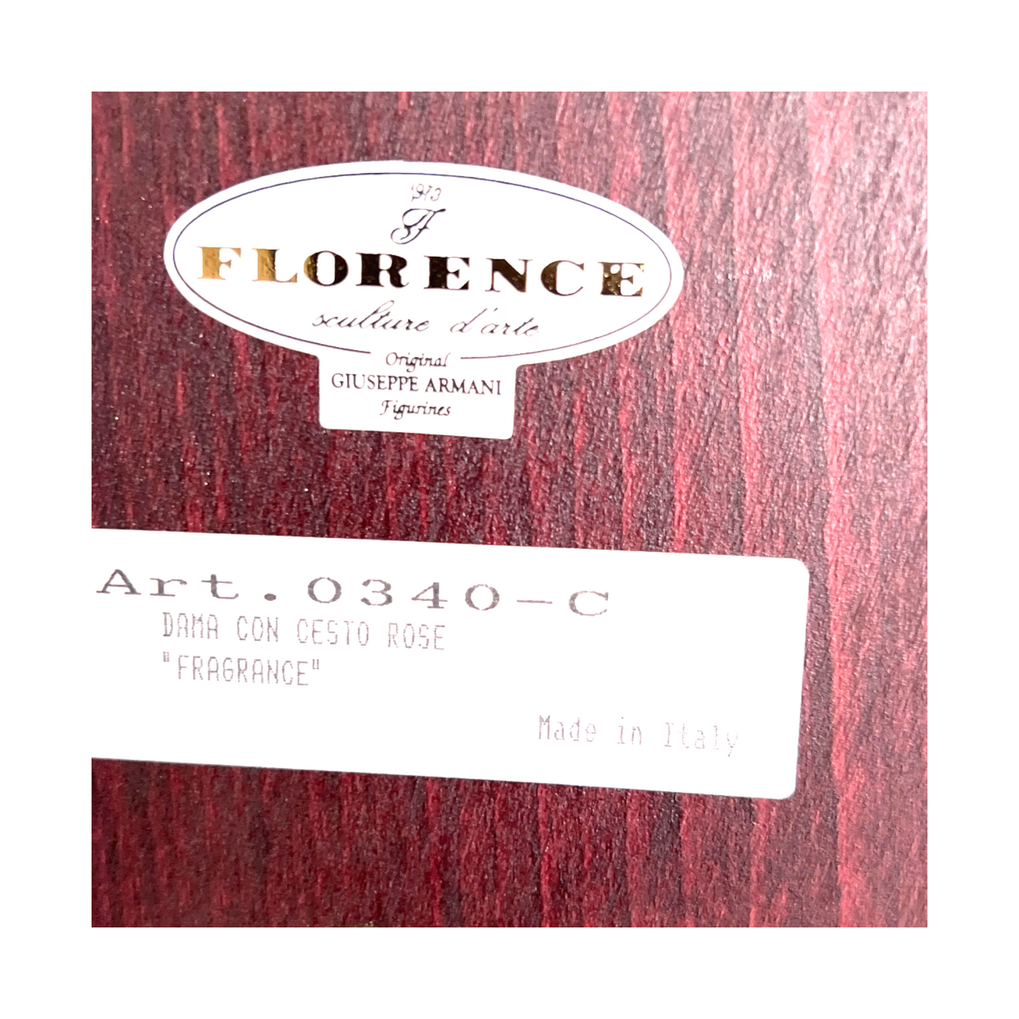 Giuseppe Armani Florence - FRAGRANCE 0340C - LIMITED EDITION 344/3000 - Original Box - 19"