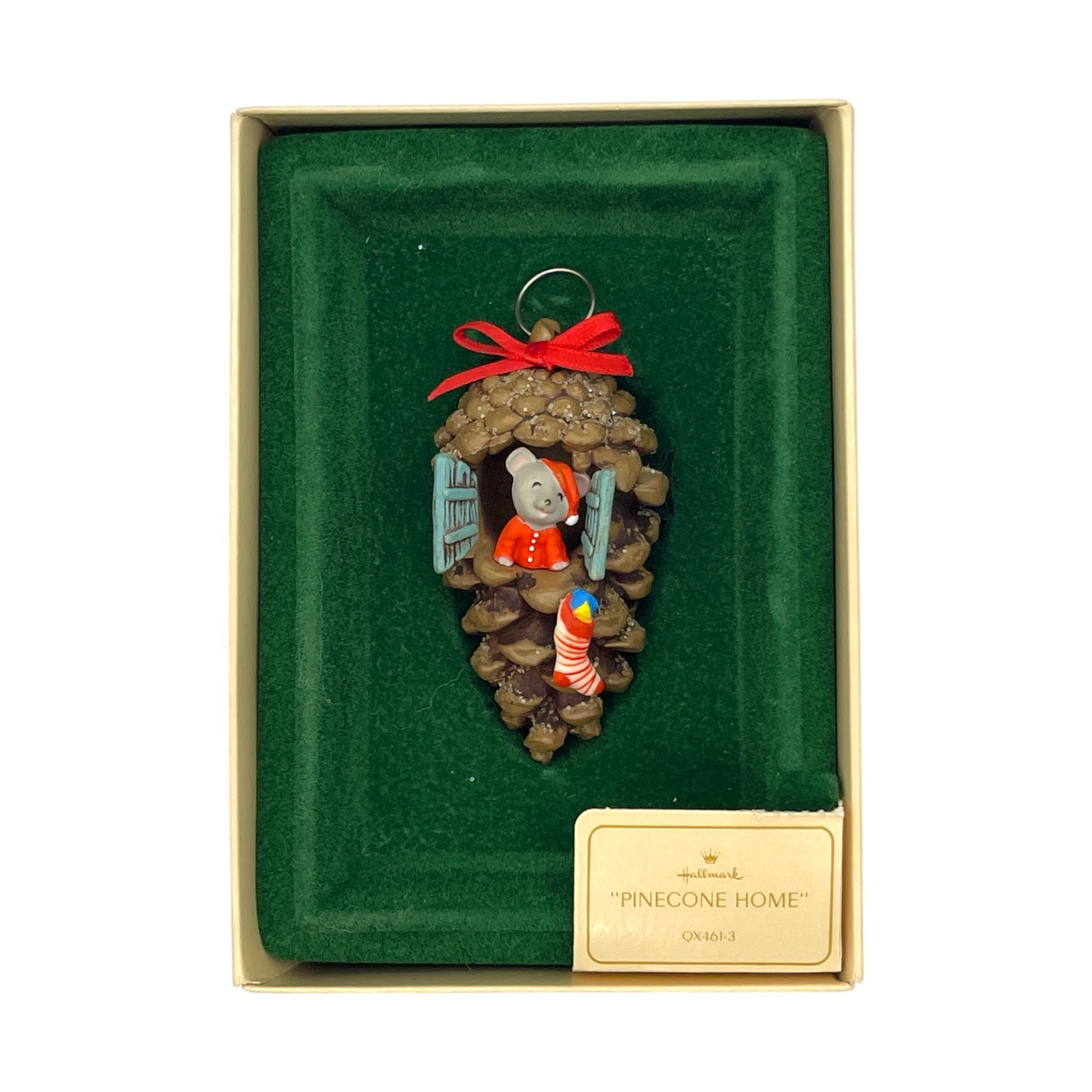 Hallmark Keepsake Ornament - Pinecone Home - 1982 - 2.72"