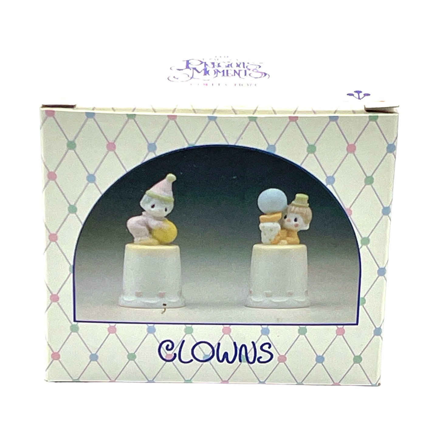 Precious Moments - Clowns Thimbles - 100668 - 1988 - Box