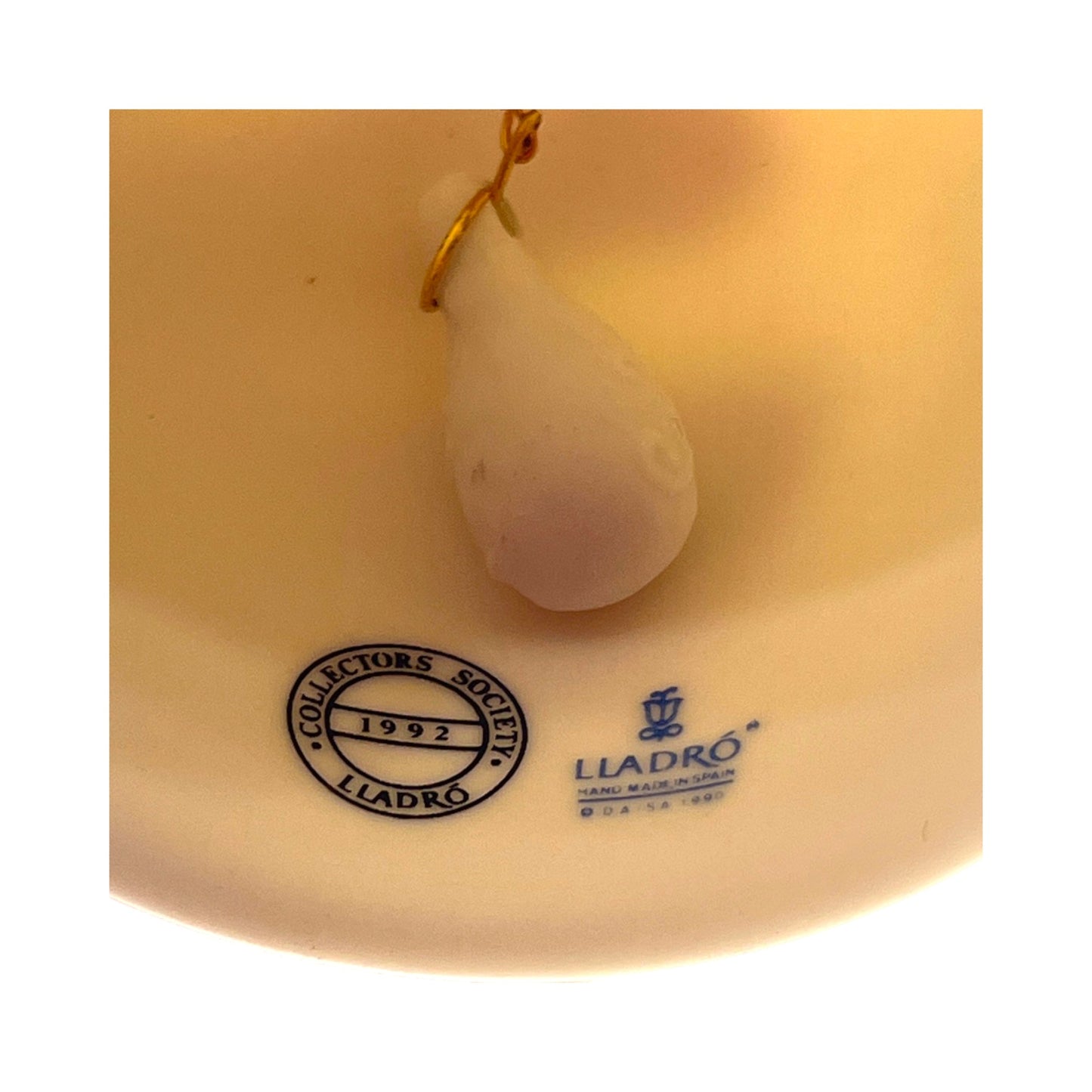 Lladro - Collectors Society - 1992 Christmas Bell - No Box