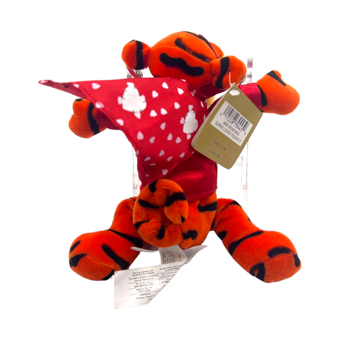 Disney Store - Super Lover Tigger - With Tag - 9"
