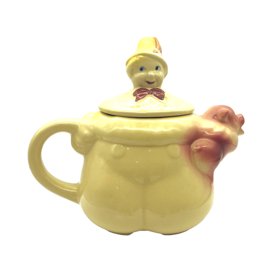 Shawnee Pottery - Tom The Pipers Son Teapot - 7.5"