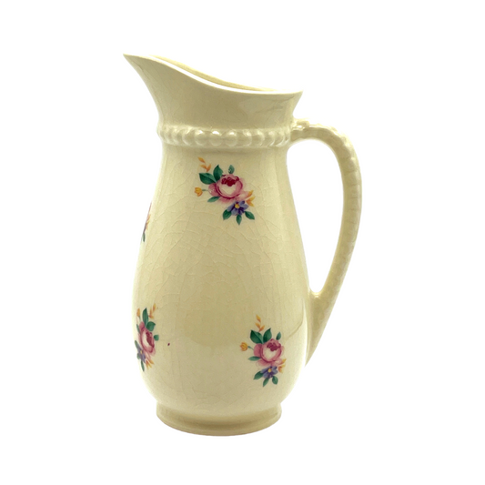 Royal Copley - Pitcher With Roses - 6.5"