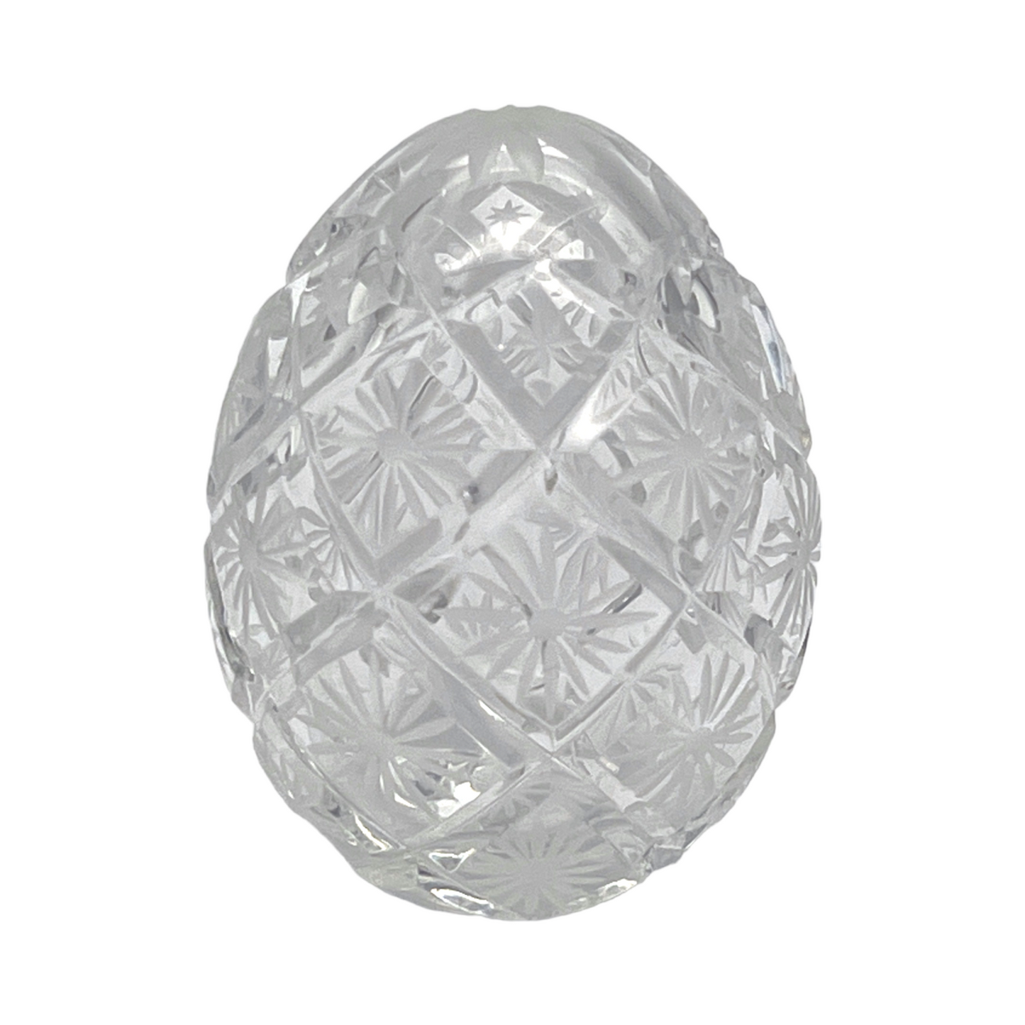 Faberge Crystal Egg - Signed