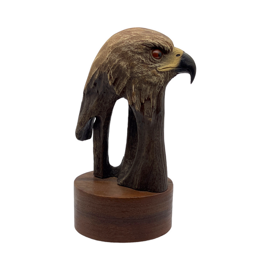 Rick Cain Aerial Hunter Eagle Sculpture - 2158 of 5000