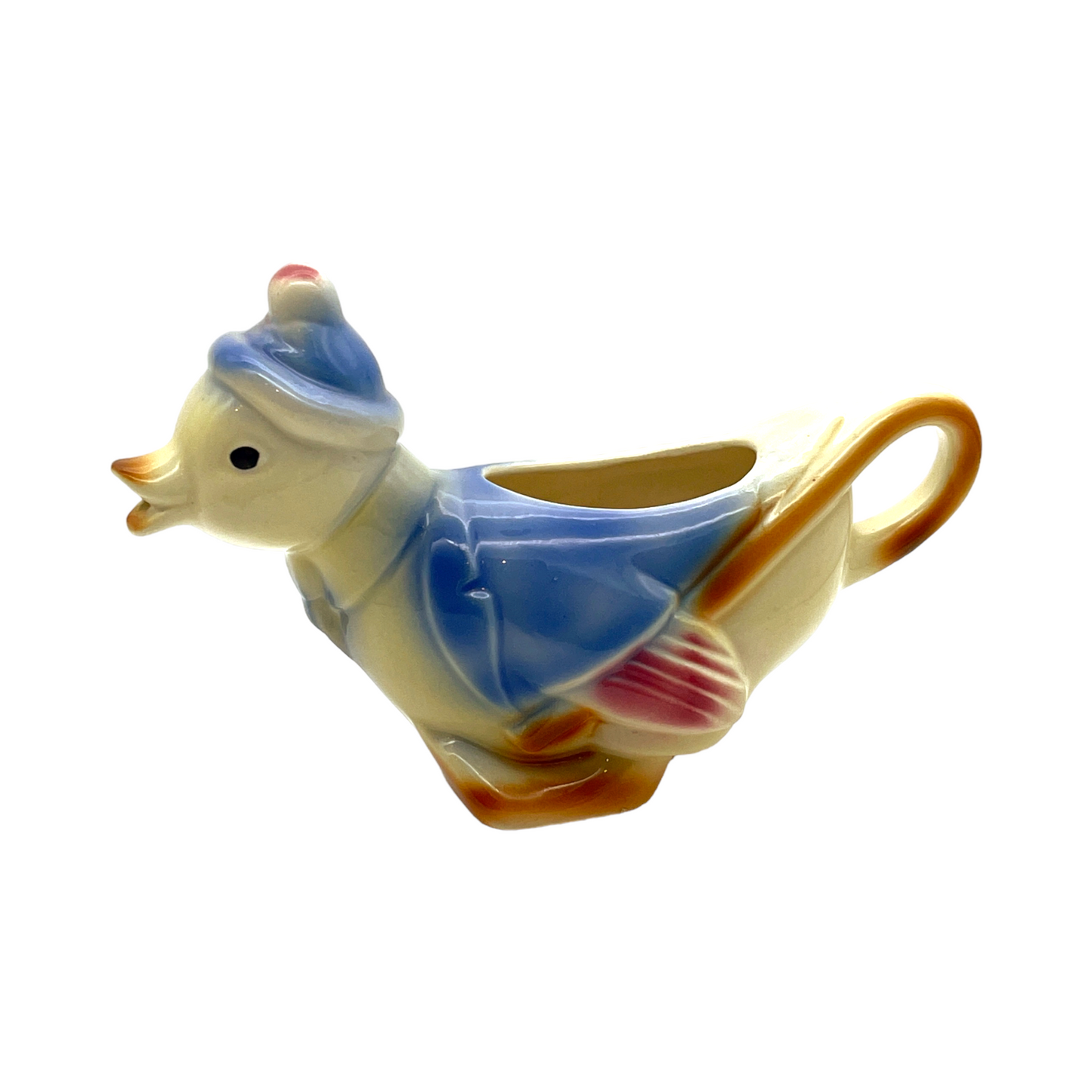 Royal Copley - Duck Creamer - Blue - 4.5" - S