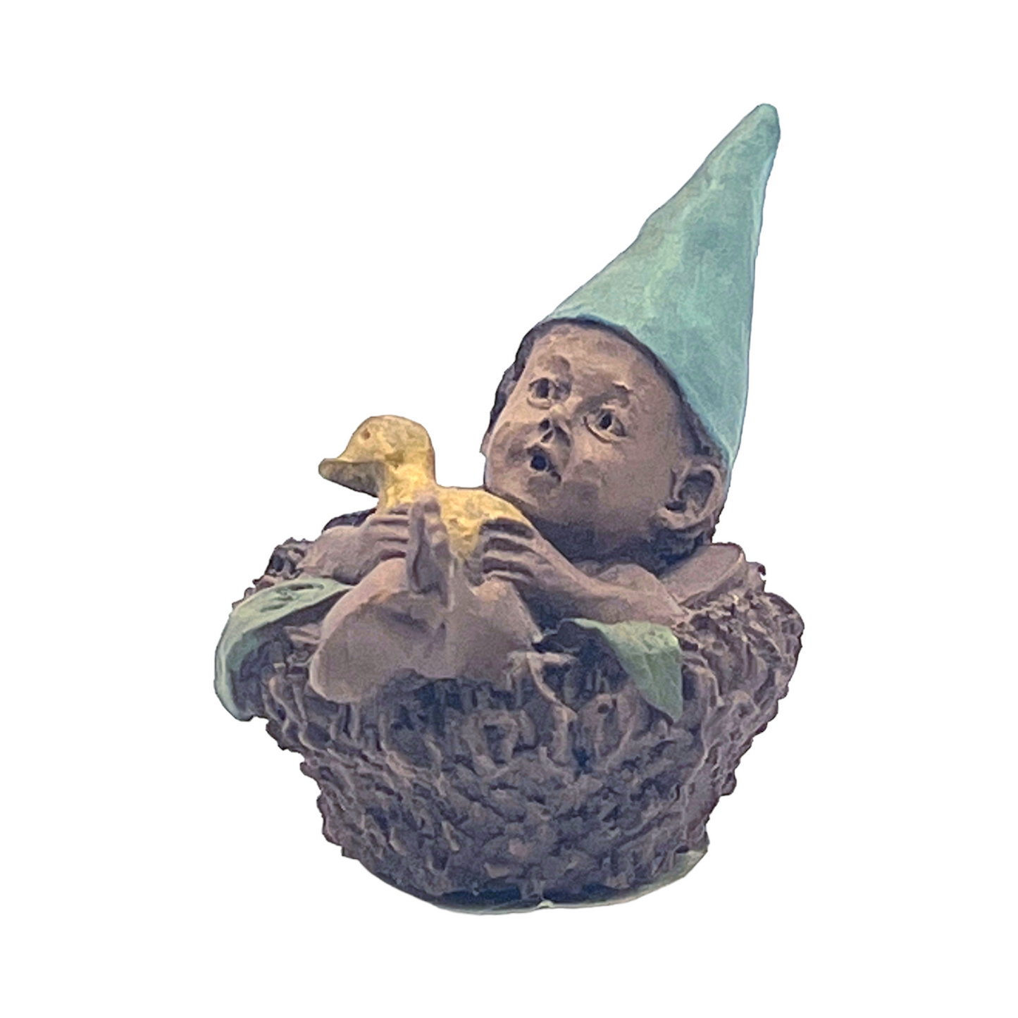 Tom Clark Gnome by Cairn Studios - Signed Boy In Nest - 2"