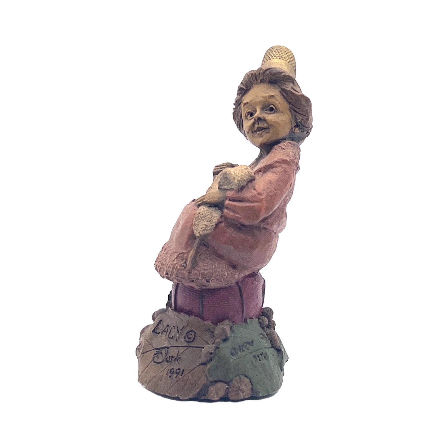 Tom Clark Gnome by Cairn Studios - Signed 1990 Promo Lacy - 5"