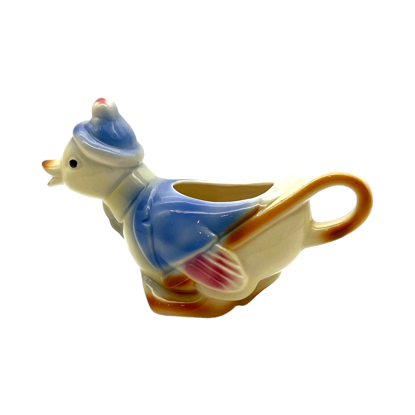 Royal Copley - Duck Creamer - Blue - 4.5" - S