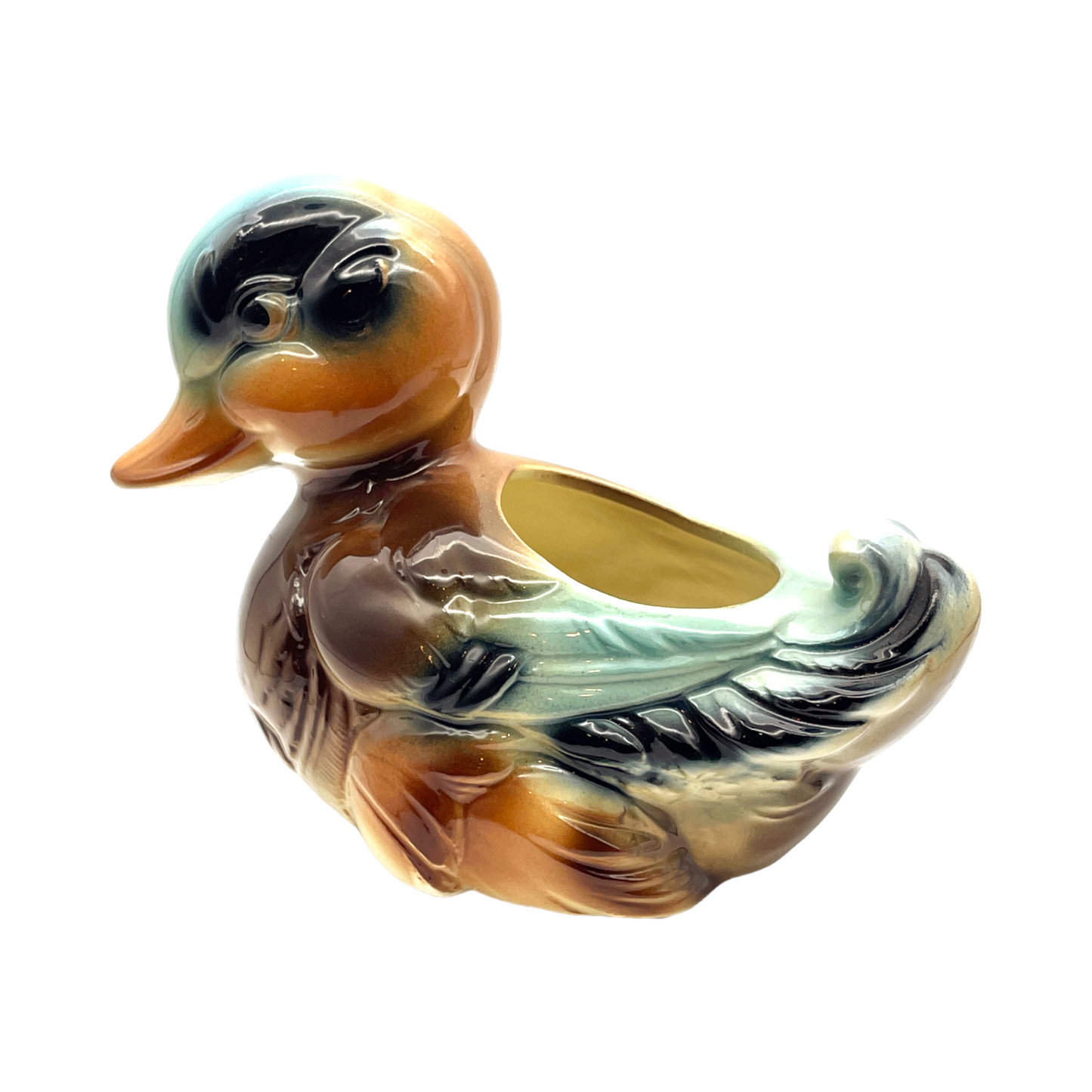 Royal Copley - Wood Duck Planter - Vintage - 6"