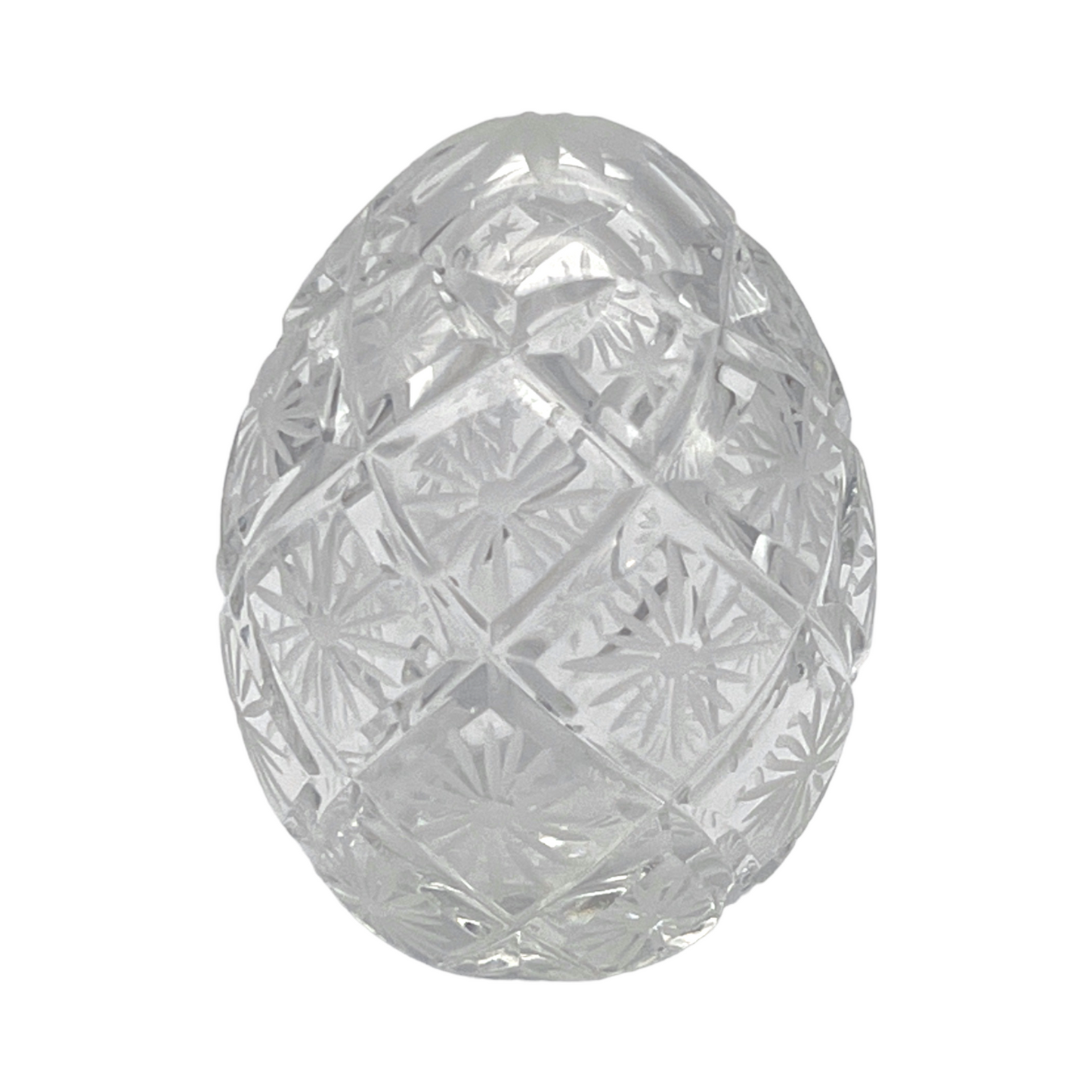 Faberge Crystal Egg - Signed