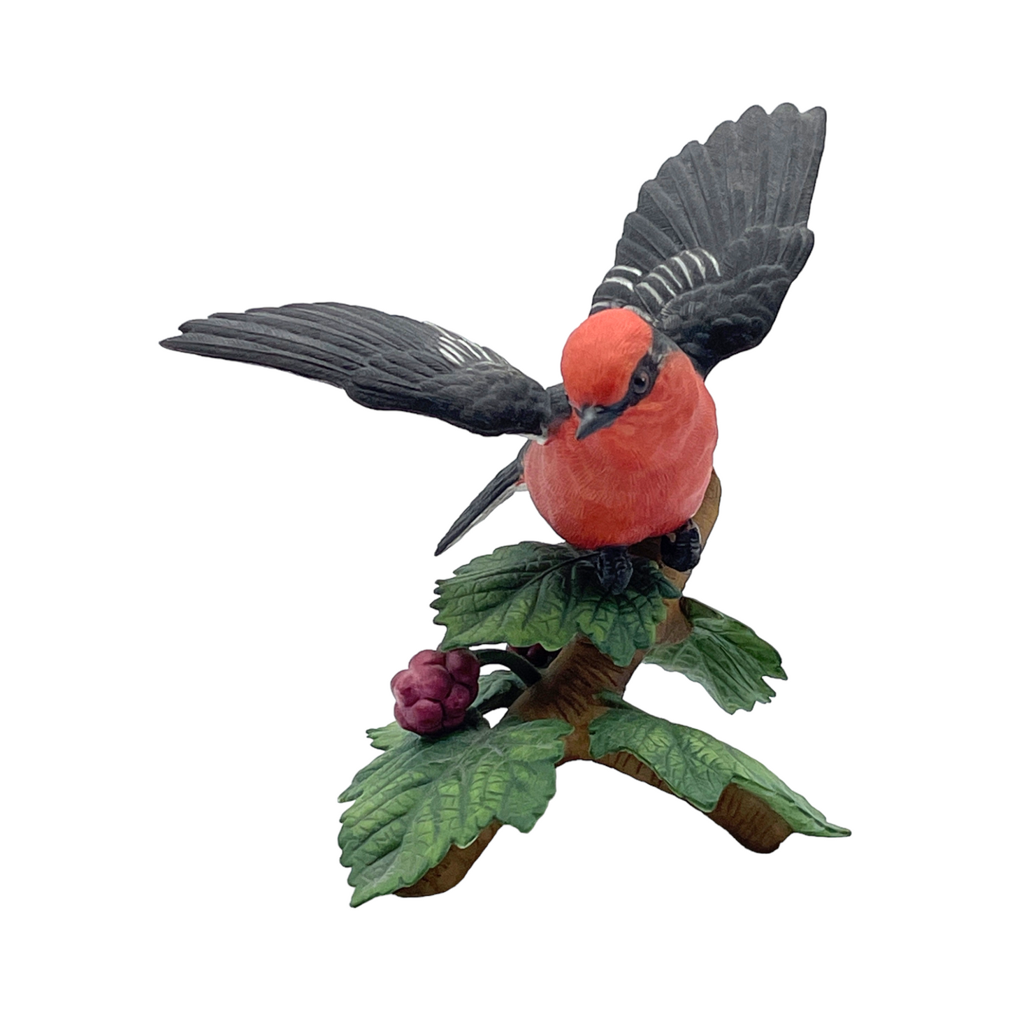 Lenox Garden Bird Collection Vermilion Flycatcher - With Box