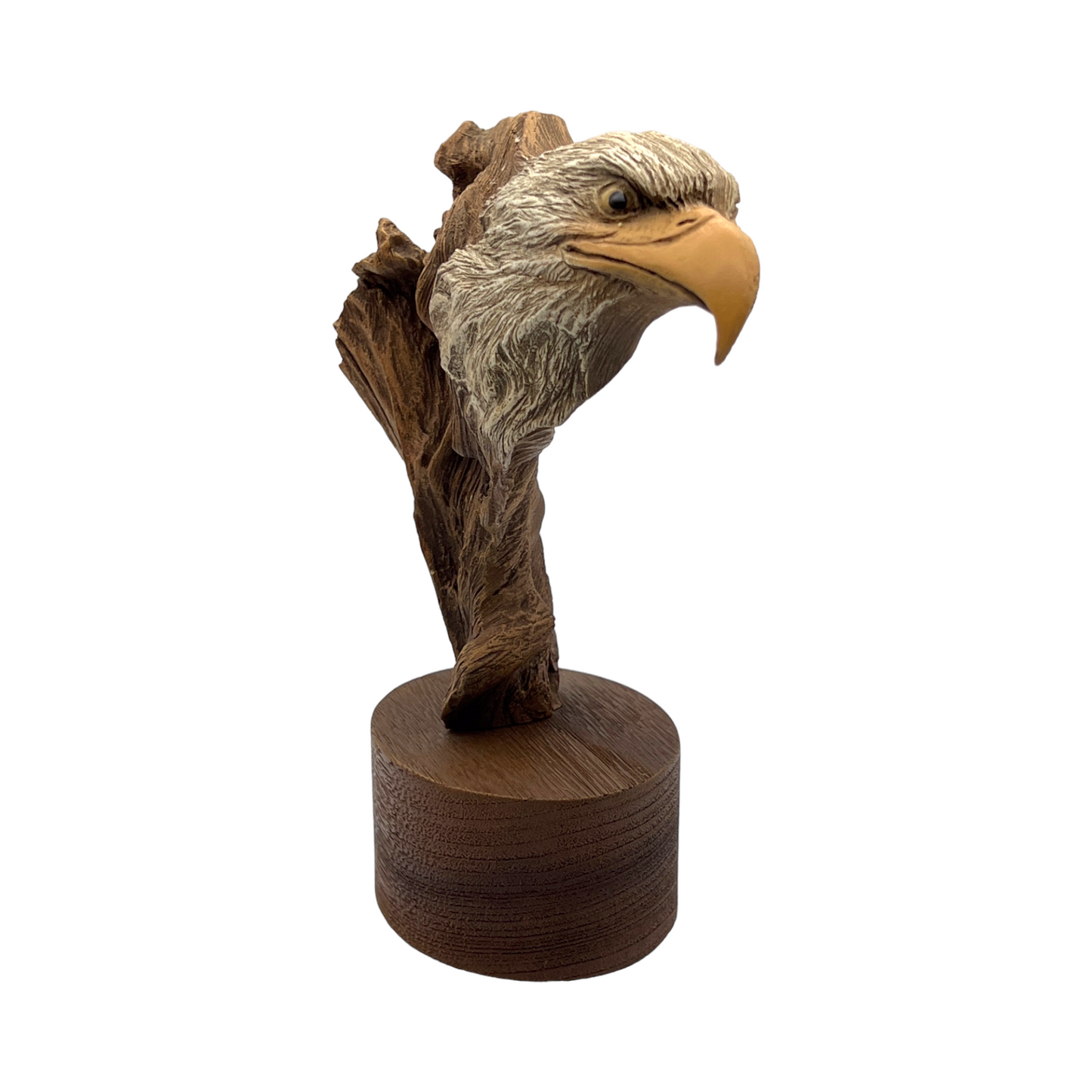 Rick Cain Wood Flight Eagle Sculpture - 1239 of 2000