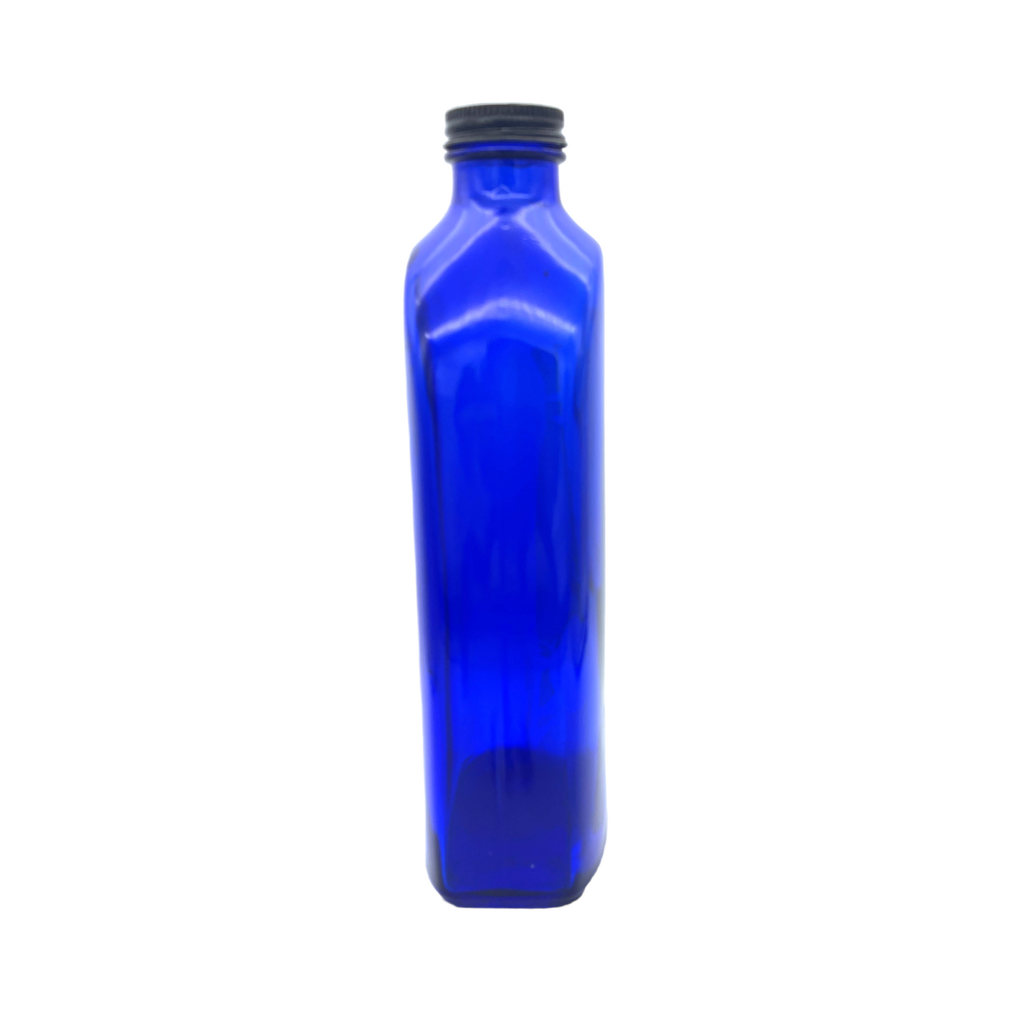 Cobalt Medicinal Bottle 10"