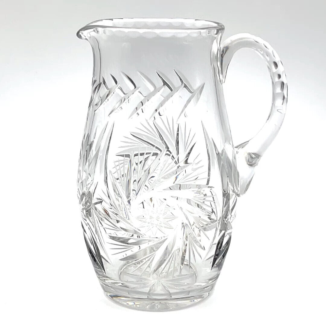 Crystal - Hand Cut - Mouth Blown - Pitch - 7"