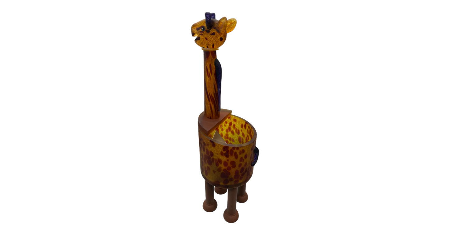 Borowski Glass Giraffe Planter- 28"