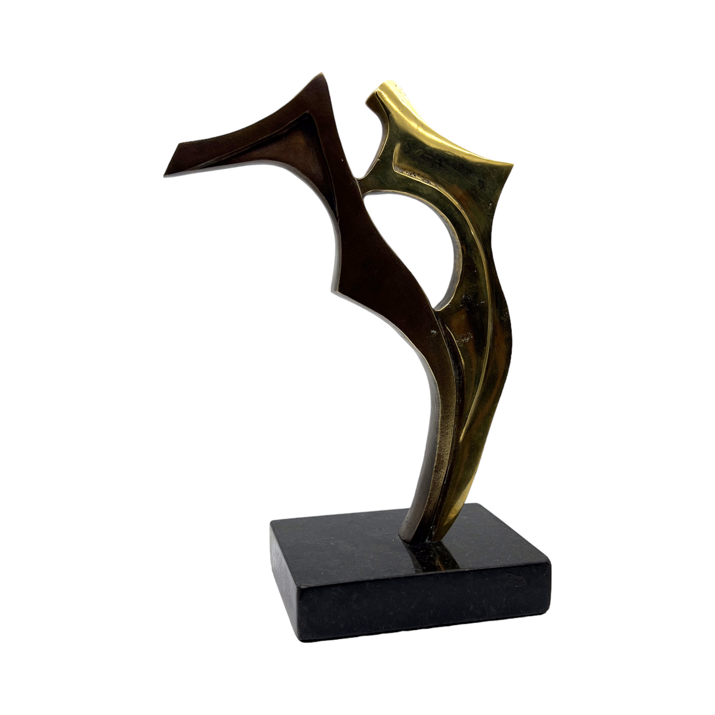 Goga - Abstract Bronze Sculpture "Dançarinos" - Hand  Crafted - Signed