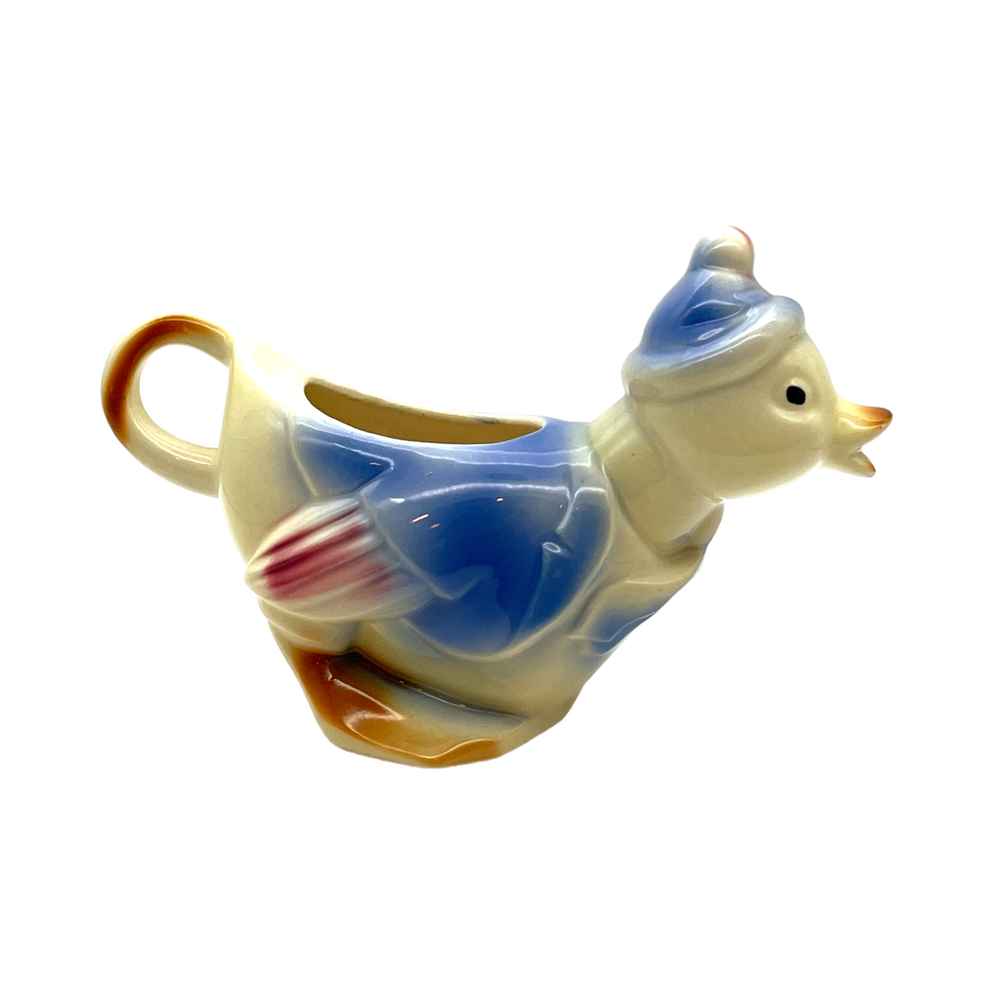 Royal Copley - Duck Creamer - Blue - 4.5" - S