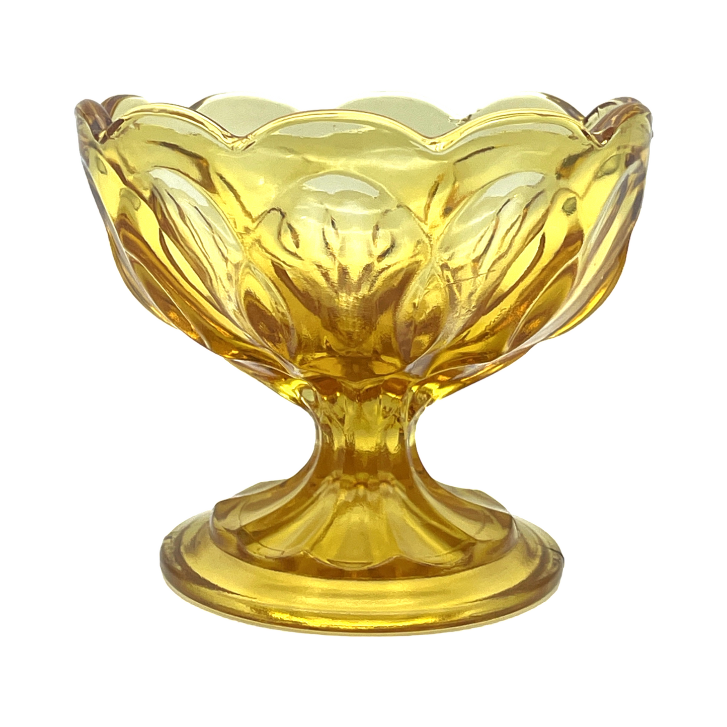 Anchor Hocking - Fairfield Amber Compote - 3.75"
