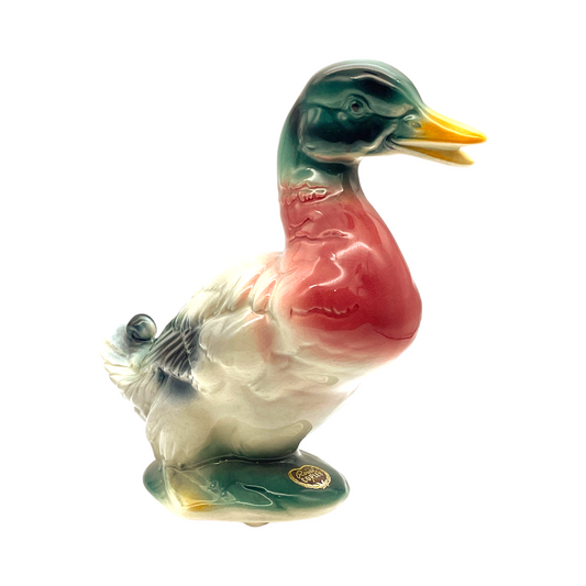 Royal Copley - Mallard Duck Figurine - Vintage - 7.75"