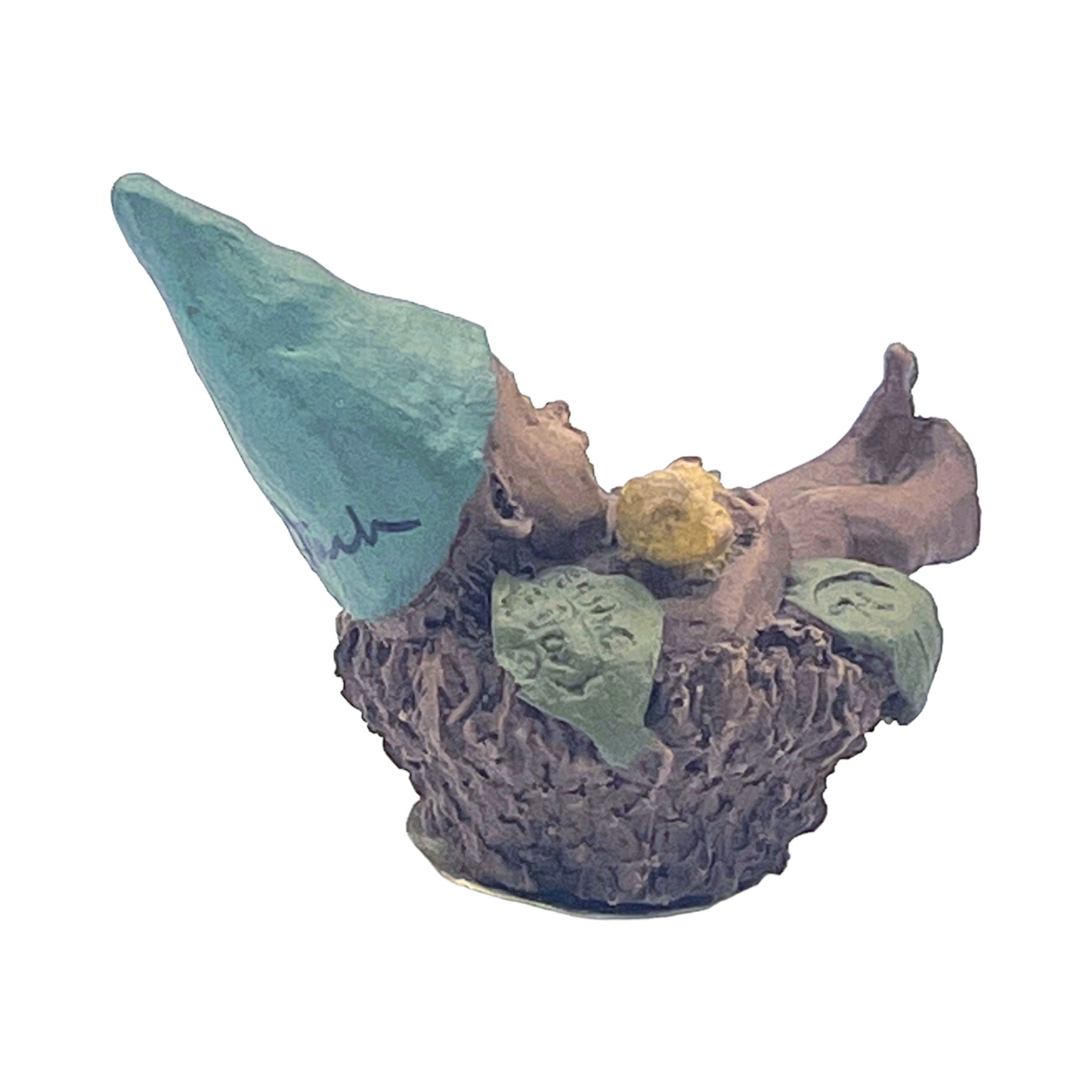 Tom Clark Gnome by Cairn Studios - Signed Boy In Nest - 2"