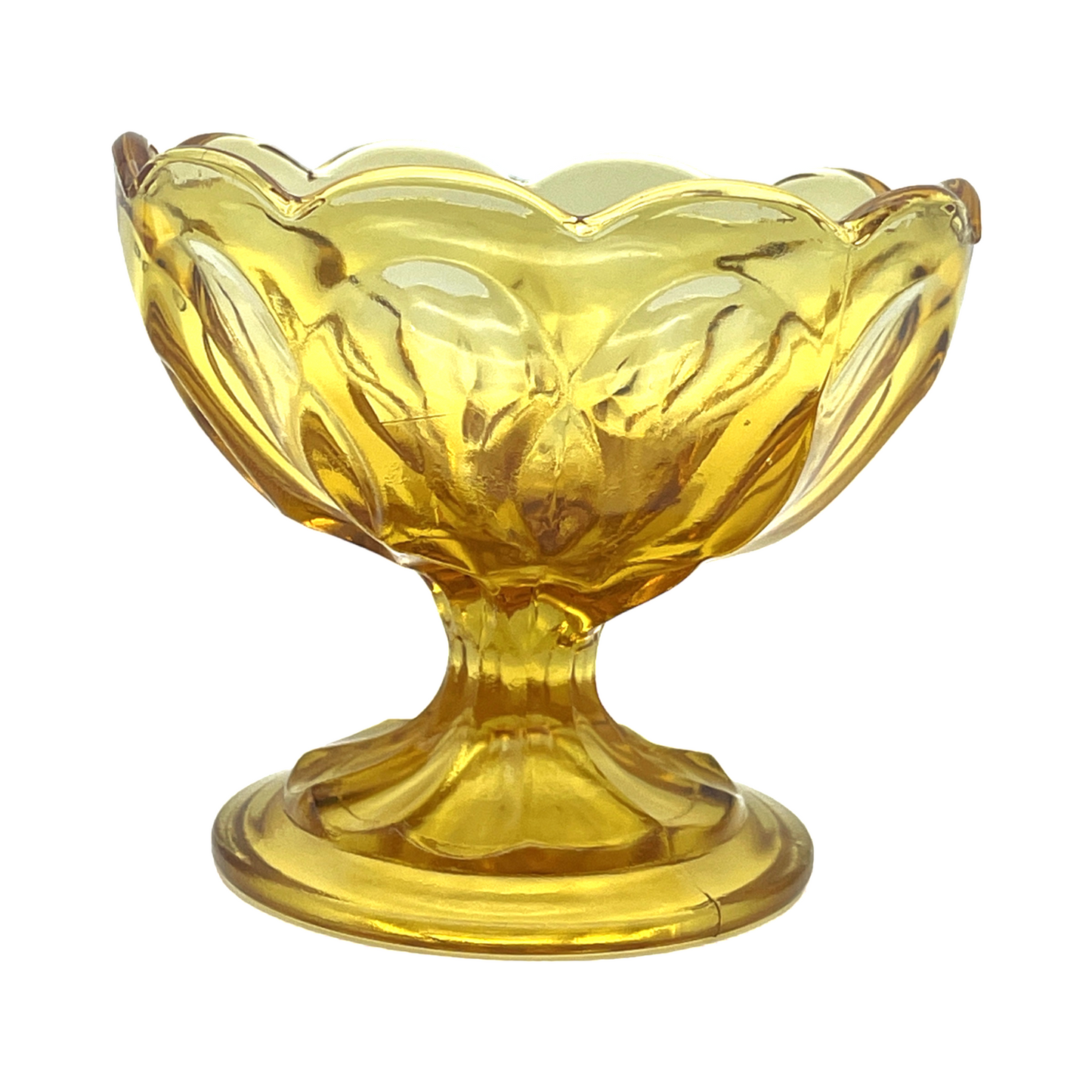 Anchor Hocking - Fairfield Amber Compote - 3.75"
