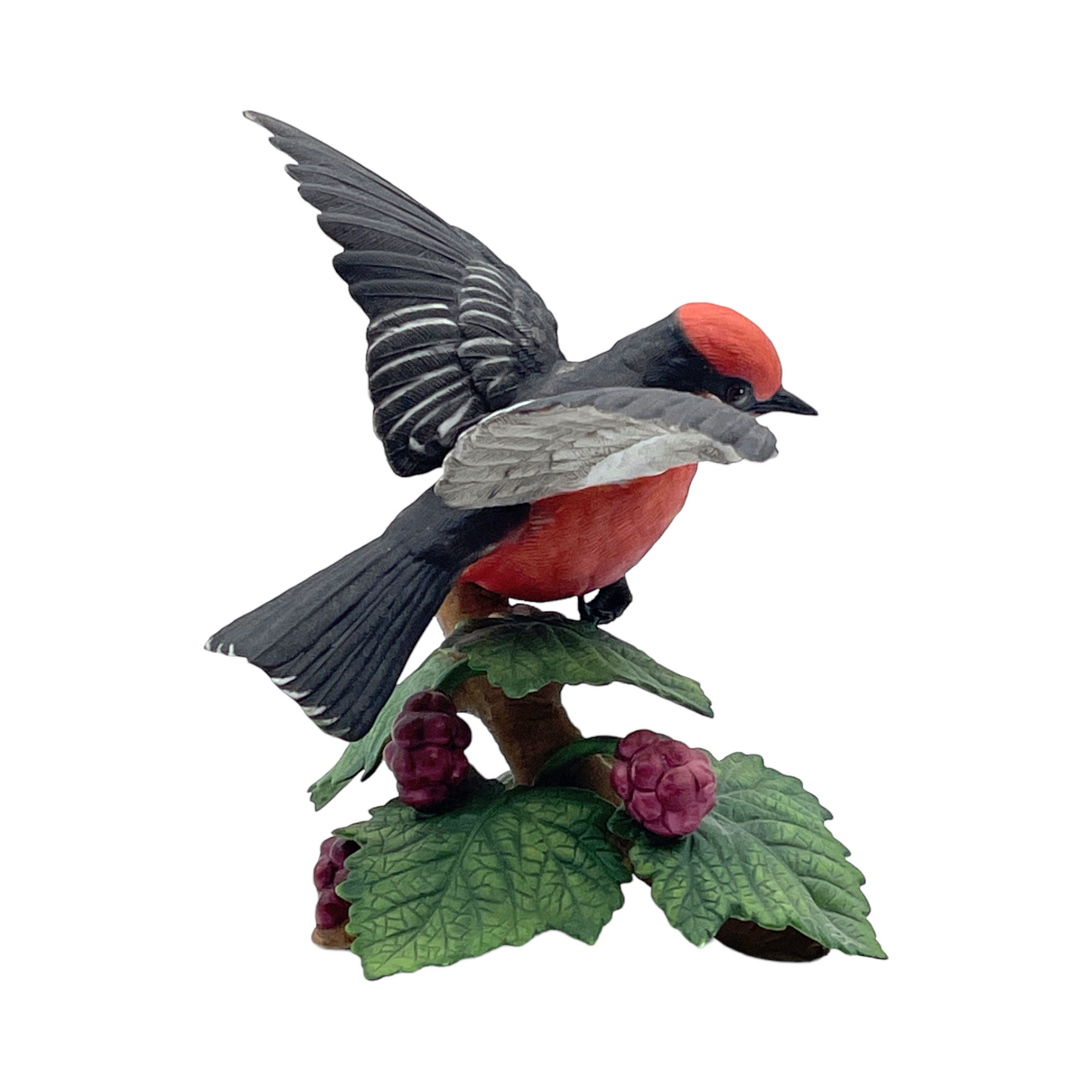 Lenox Garden Bird Collection Vermilion Flycatcher - With Box