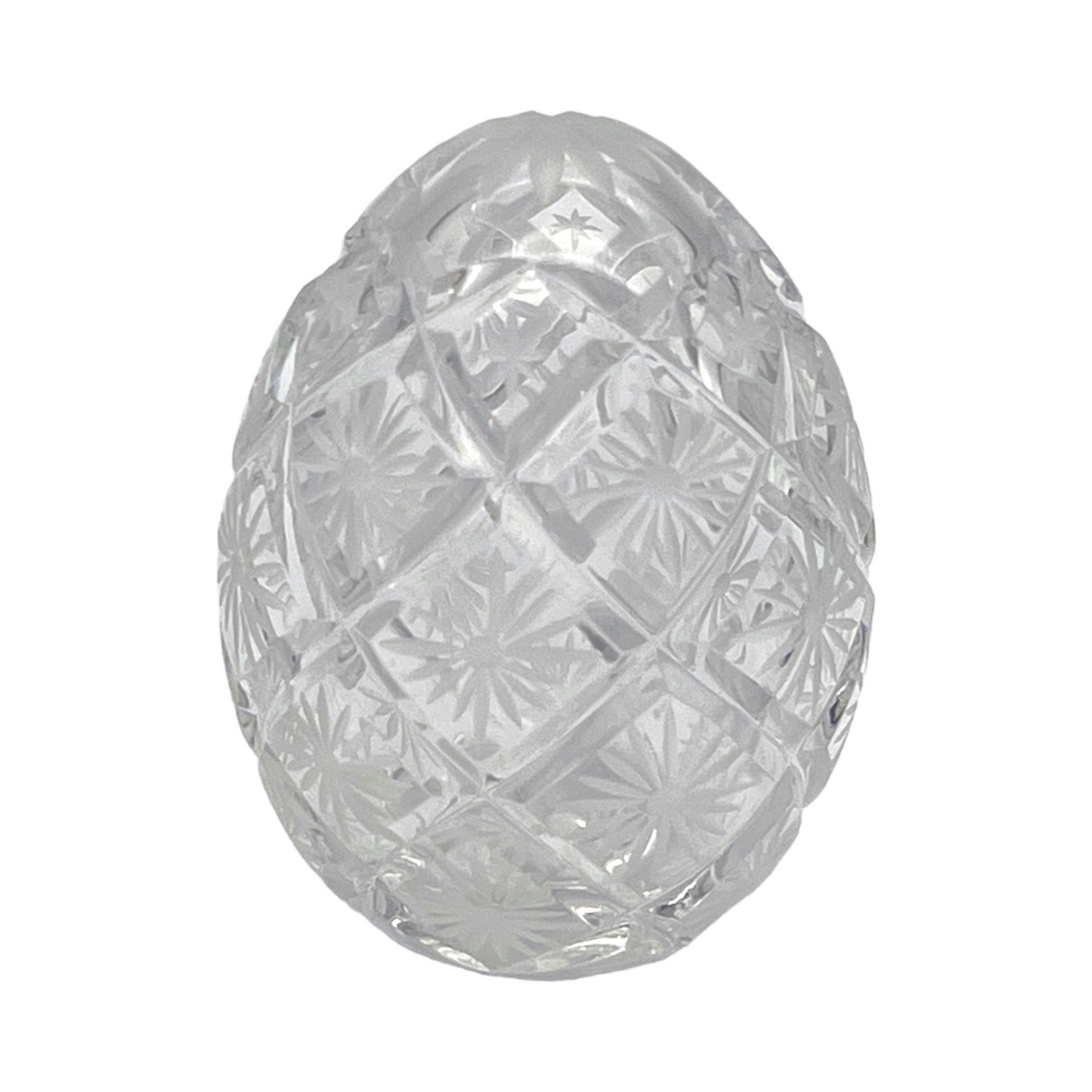 Faberge Crystal Egg - Signed