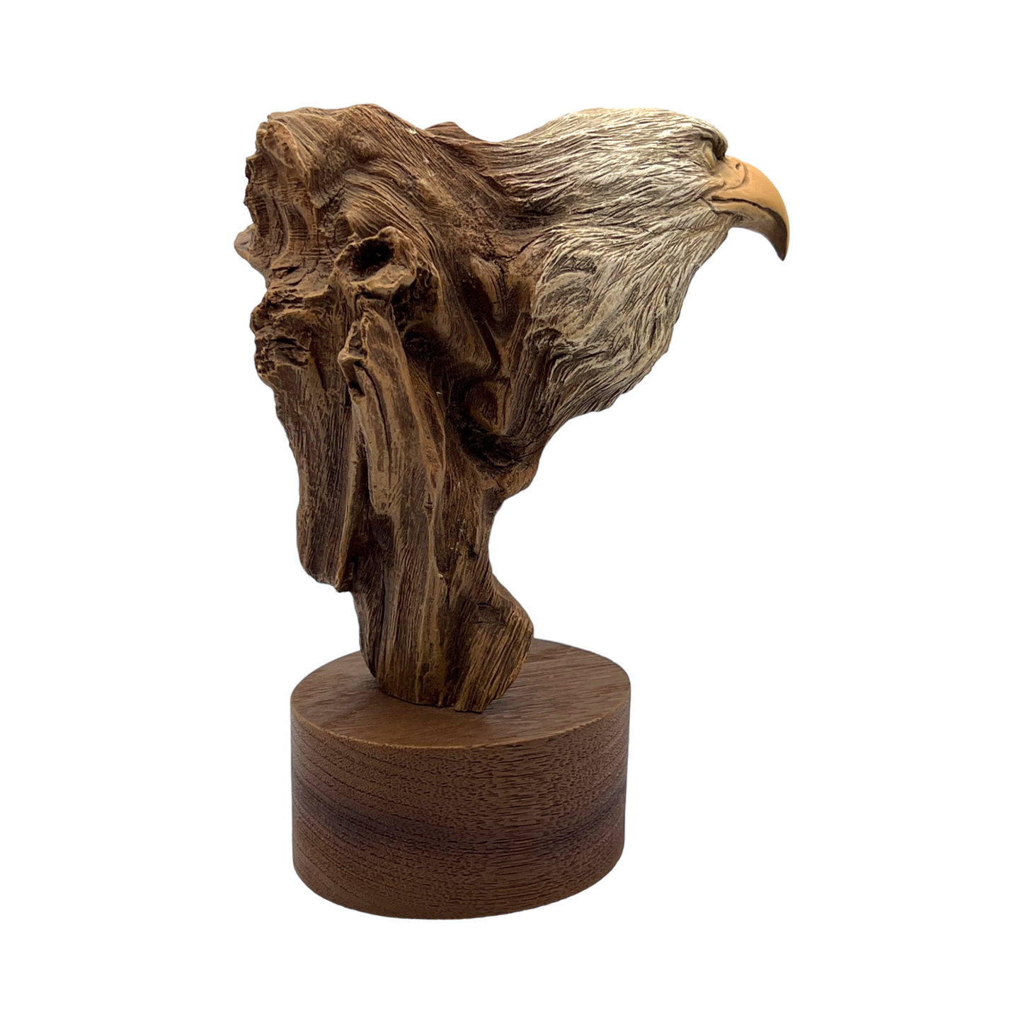 Rick Cain Wood Flight Eagle Sculpture - 1239 of 2000