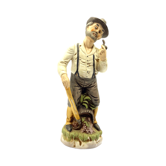 Homco - Man With Pipe - Vintage - 11.5"