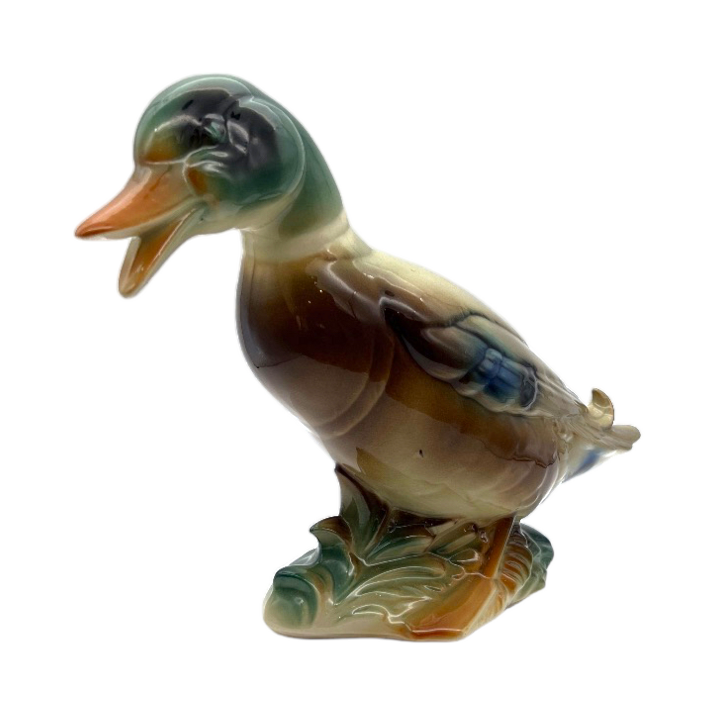 Royal Copley - Mallard Duck Figurine - Vintage - 9"