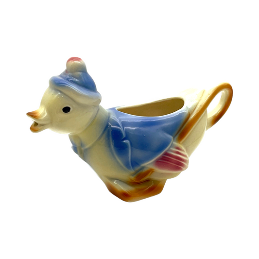 Royal Copley - Duck Creamer - Blue - 4.5" - S