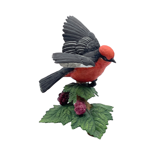 Lenox Garden Bird Collection Vermilion Flycatcher - With Box