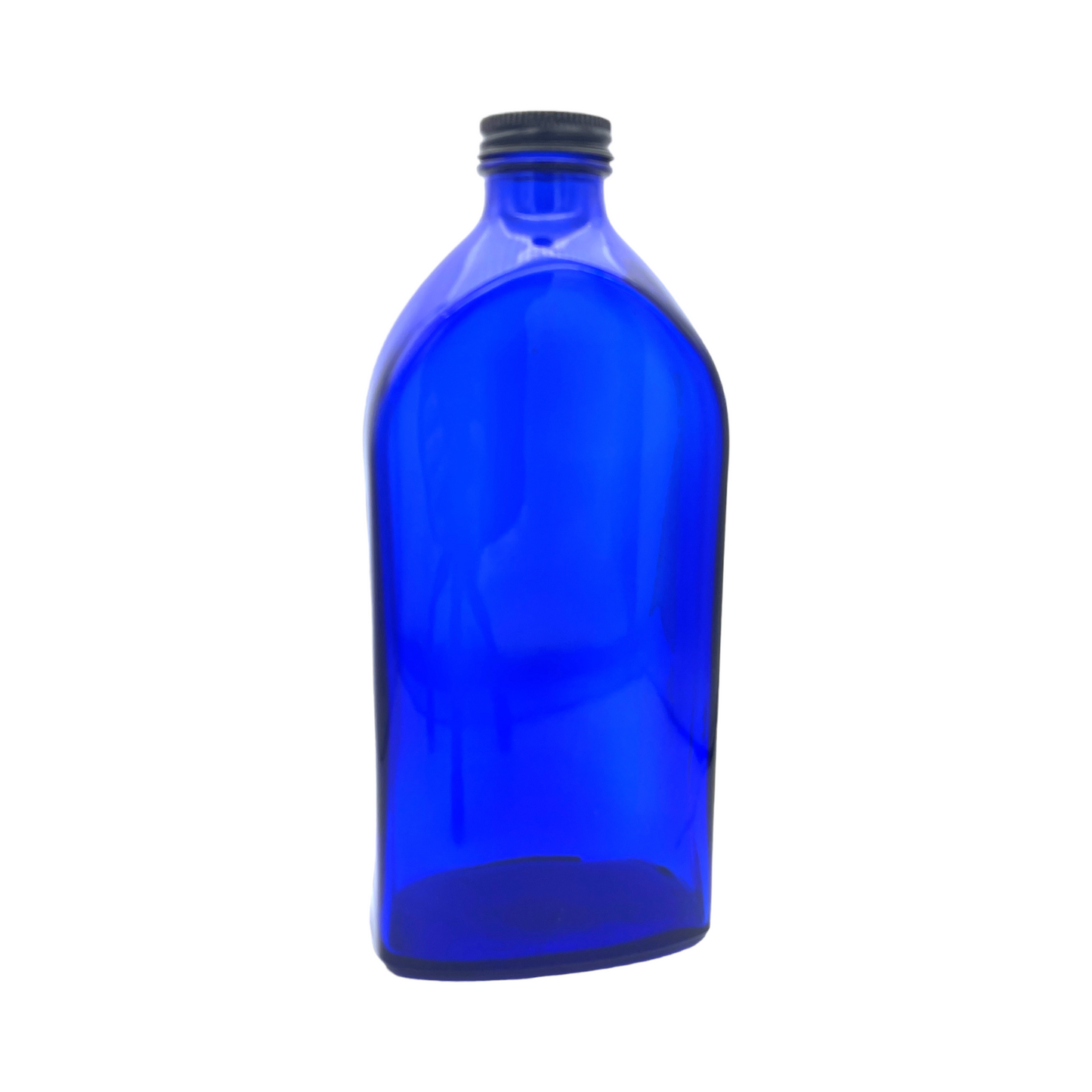 Cobalt Medicinal Bottle 10"