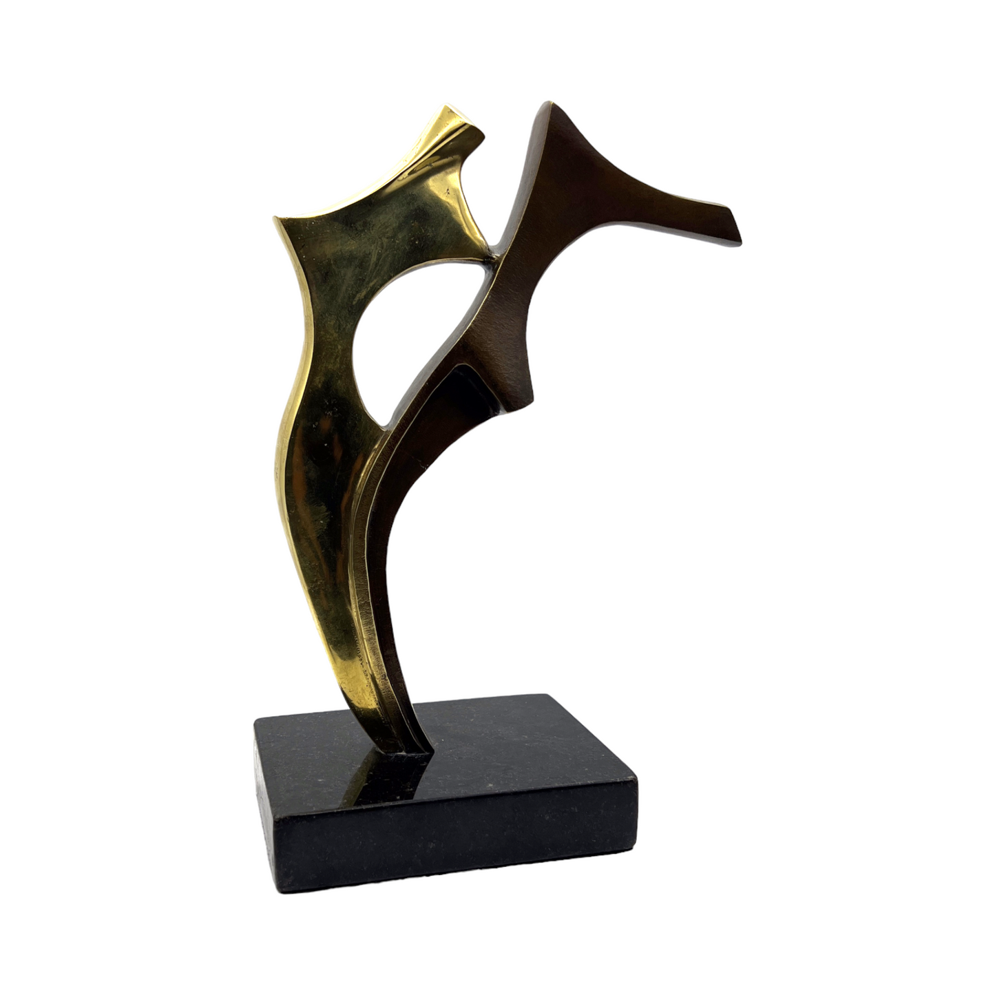 Goga - Abstract Bronze Sculpture "Dançarinos" - Hand  Crafted - Signed