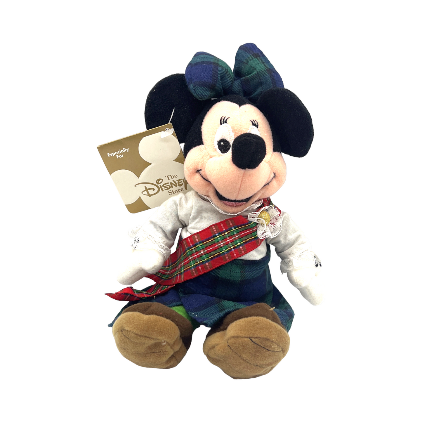 Disney Store -  Highland Minnie - With Tag - 9" - Vintage