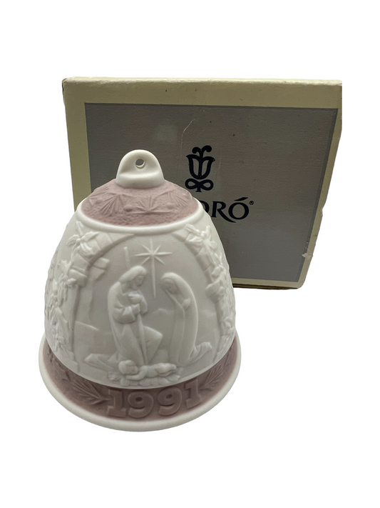 Lladro - 1991 Christmas Bell - In Box