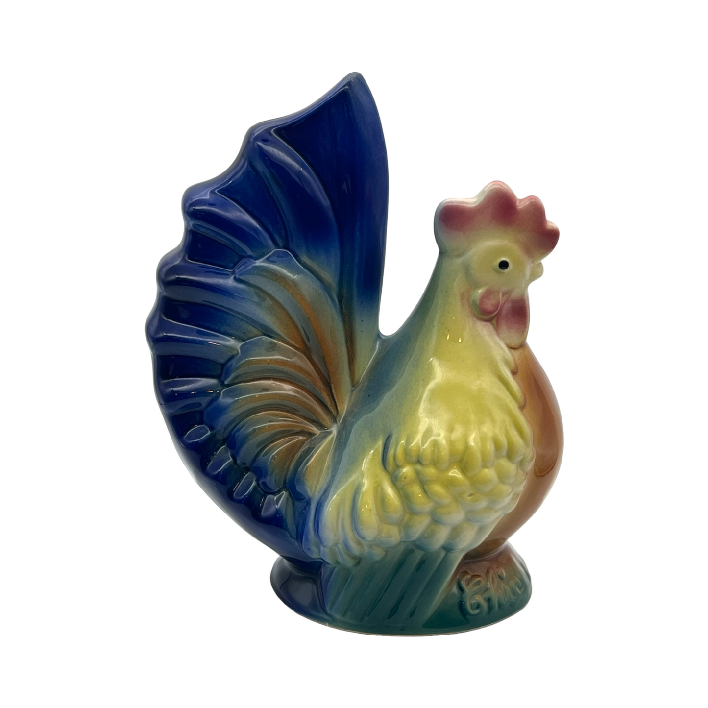 Royal Copley - Rooster "Chicken Feed" Bank - Vintage - 8"