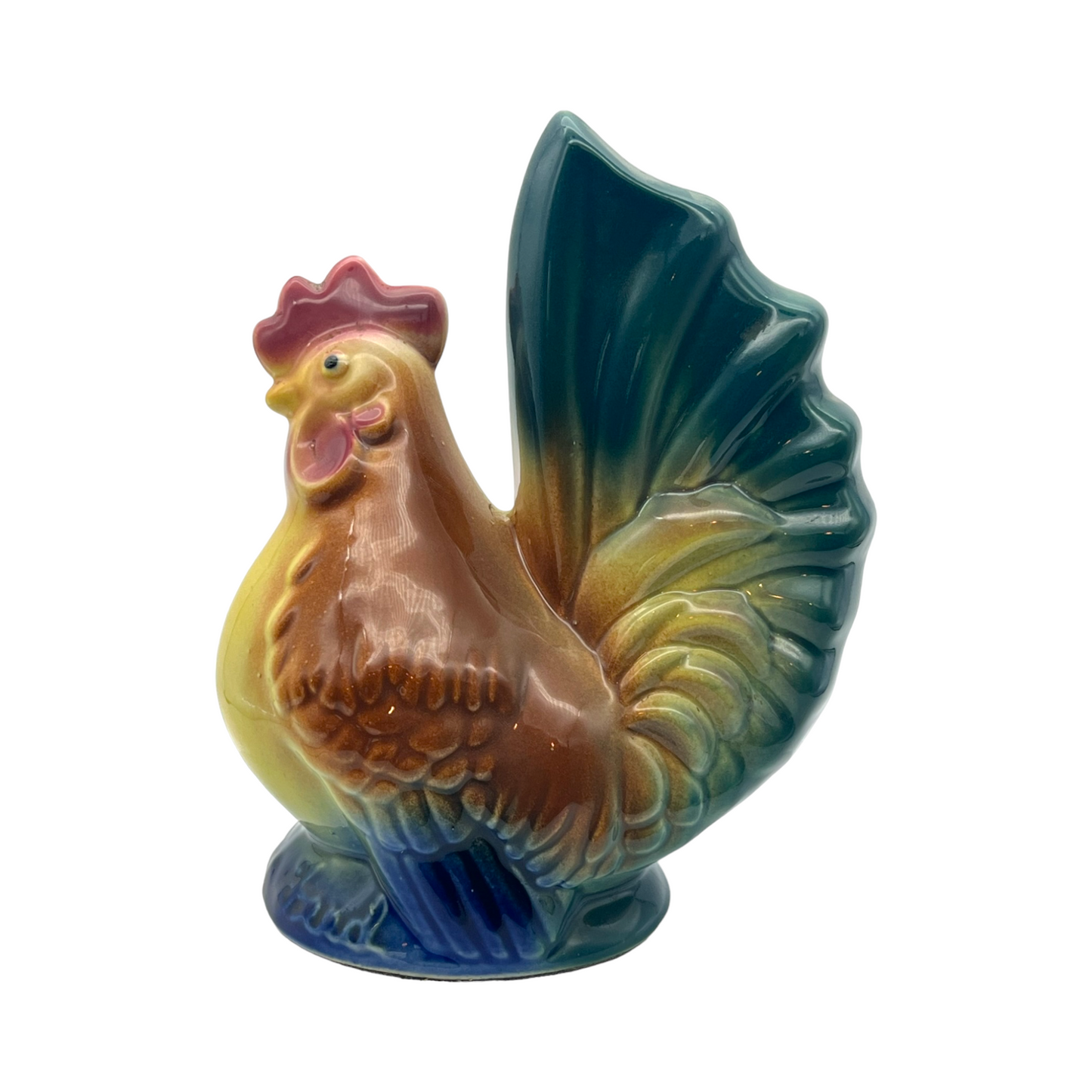 Royal Copley - Rooster "Chicken Feed" Bank - Vintage - 8"