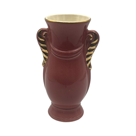 Royal Copley - Double Handle Vase - Vintage -7"