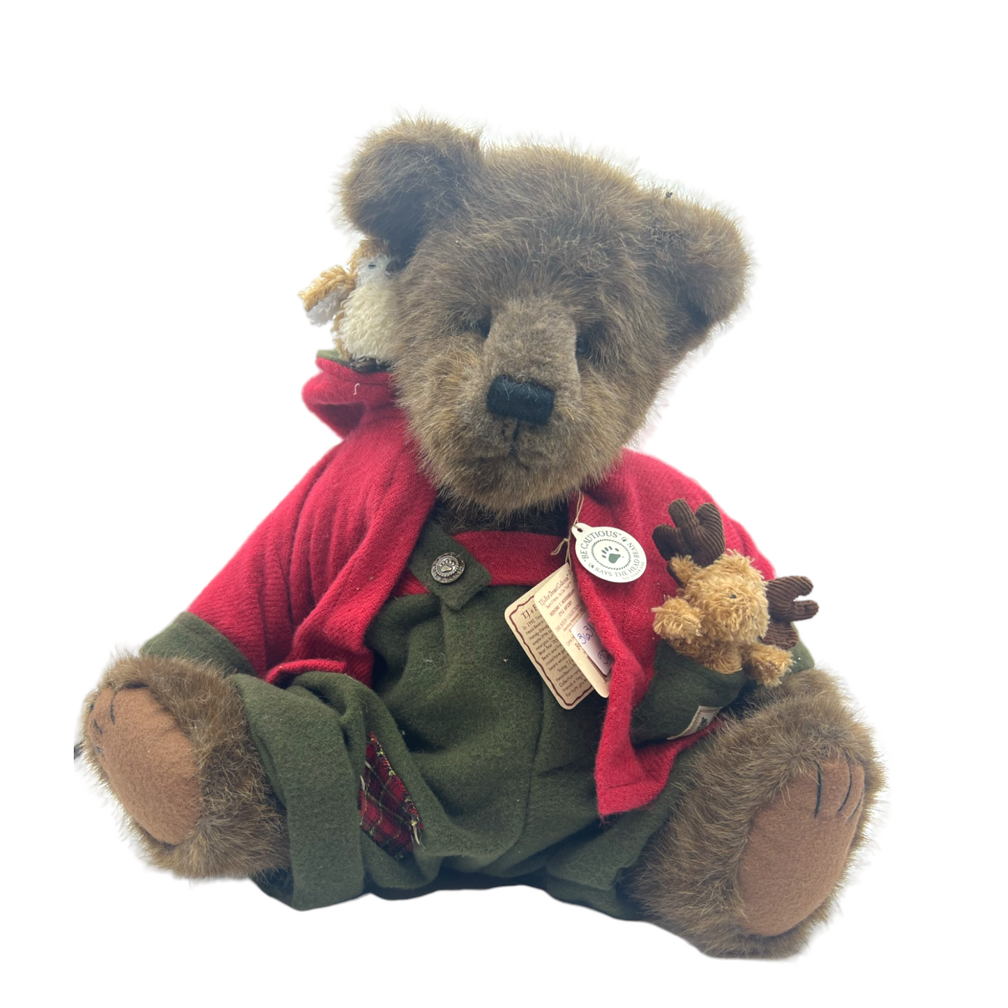 Boyds Bear - Best Dressed Redford With Stand - Large - 13"