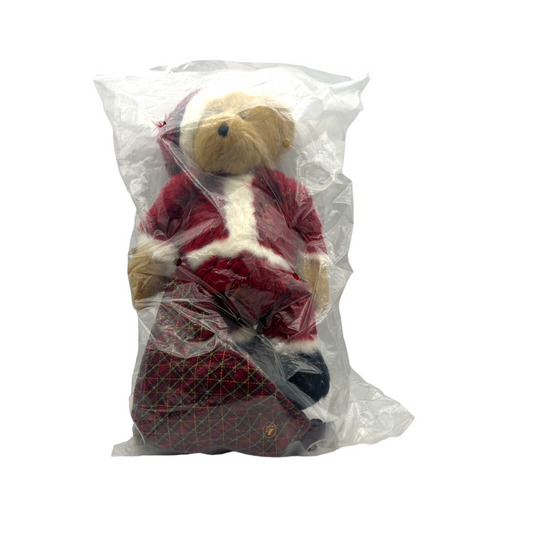 Boyds Bear - The Bean Collection - Windup Christmas Bear & Rabbit - 18" - In Original Bag