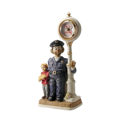 Melody In Motion - Glazed Clockpost Policeman (Members Only Item) - 1992 - With Box