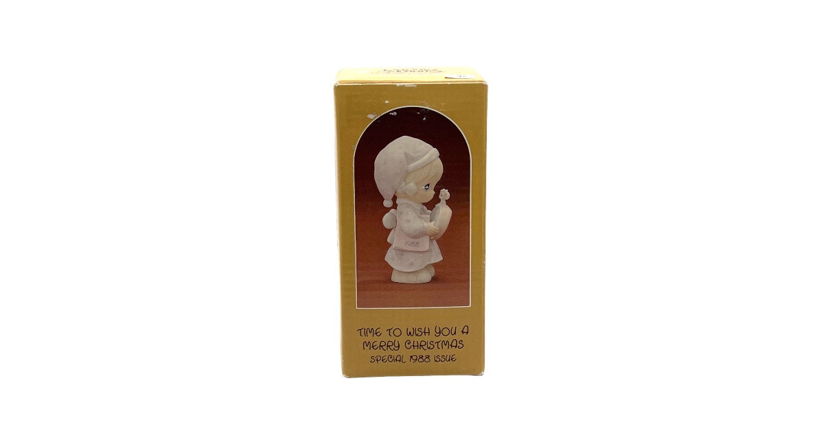 Precious Moments - Time To Wish You A Merry Christmas - 1988 - 115339 In Box