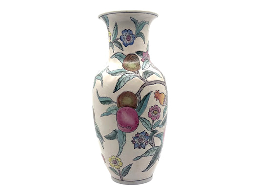 Porcelain - Chinese Chinoiserie Enameled Porcelain Vase - 10.5"